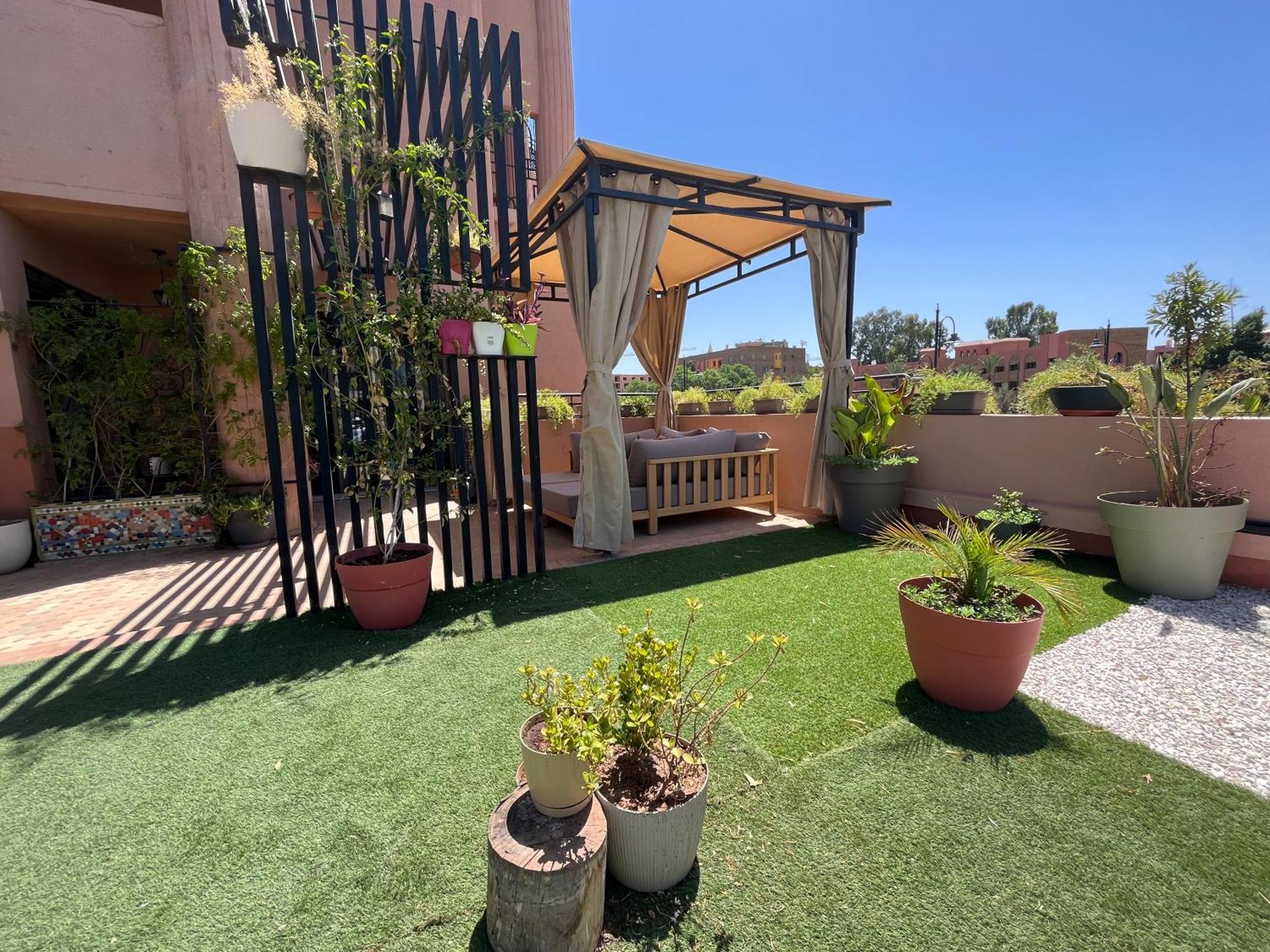 Appartamento Marrakech M Avenue Terrasse Jardin Marrakesh Esterno foto